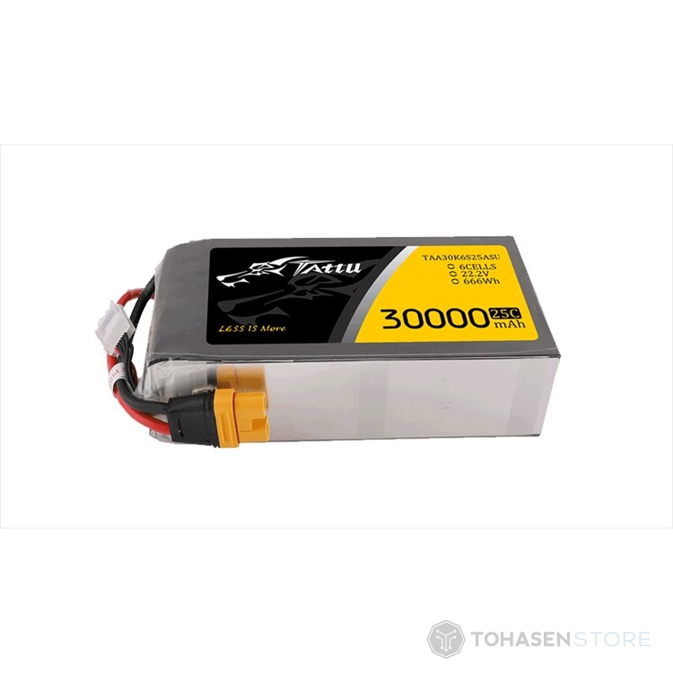 Tattu 25C 30000mAh 22.2V ソフトパック ドローン リチウム
